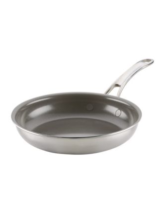 Anolon EverLast Clad Stainless Steel Ceramic Nonstick 8.5" Open Skillet