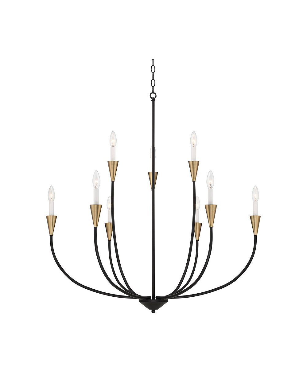 Possini Euro Design Люстра Vanelti Modern 9-ламповая для столовой, прихожей или кухни