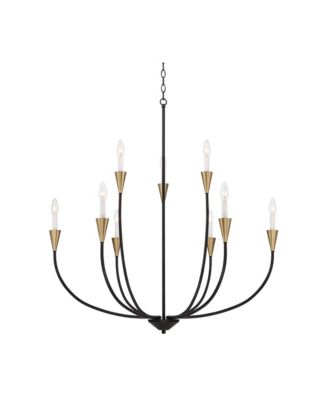 Possini Euro Design Люстра Vanelti Modern 9-ламповая для столовой, прихожей или кухни