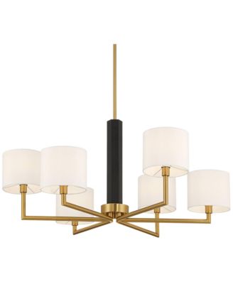 Possini Euro Design матовая люстра на 6 ламп, ширина 32"