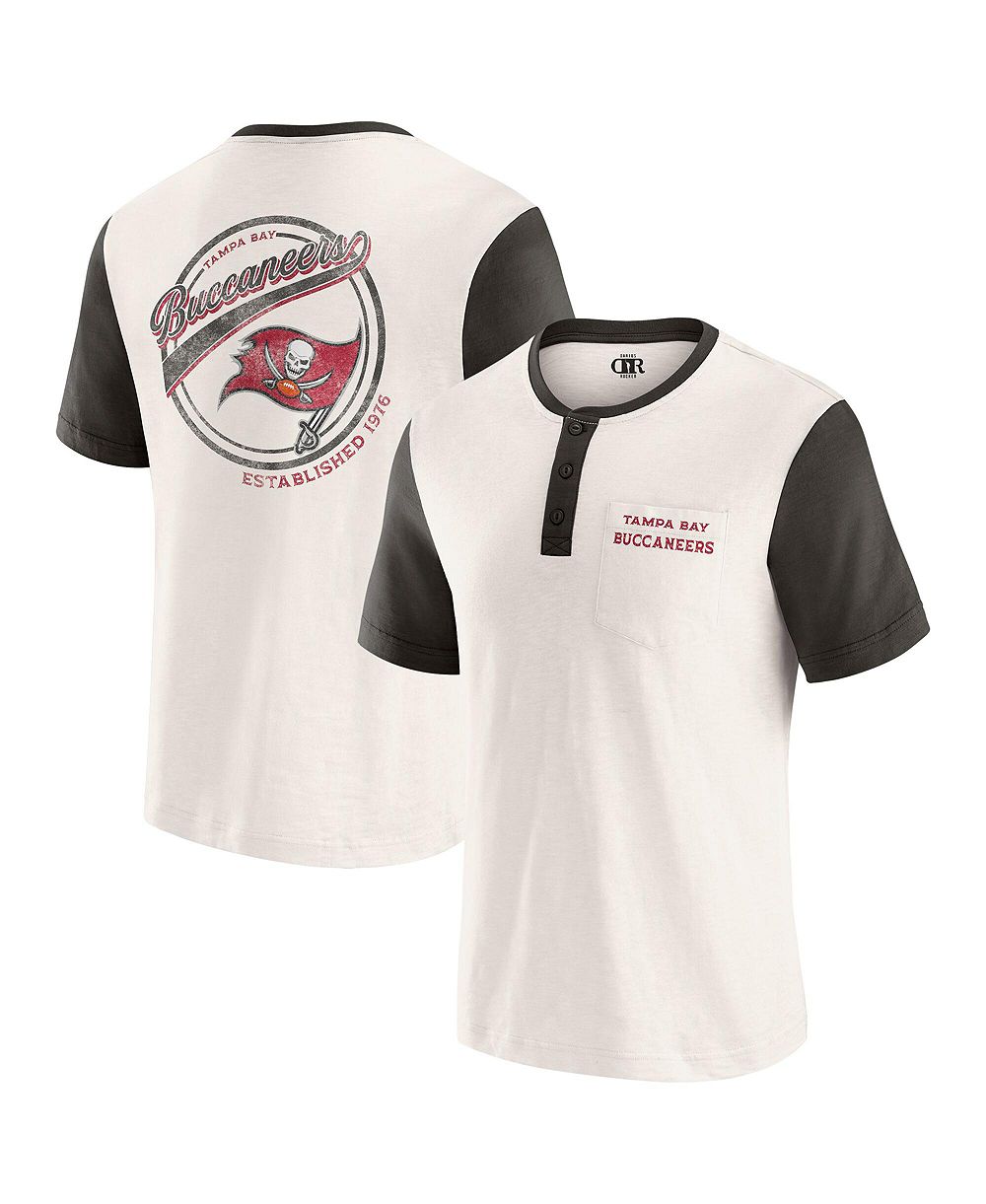 Мужская футболка Darius Rucker Collection by Fanatics Henley с цветовым блоком и карманом