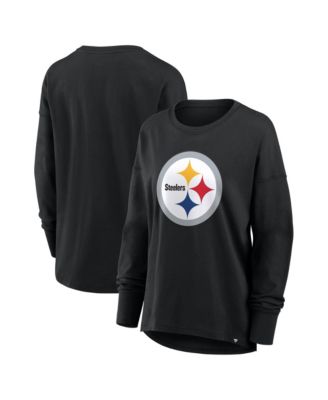 Fanatics Women's Black Pittsburgh Steelers Essential Long Sleeve T-Shirt