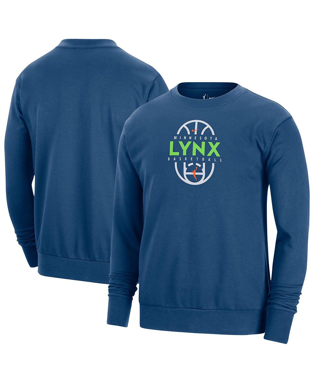 Мужская и женская голубая свитшот Nike Minnesota Lynx 2026 On-Court Practice Dri-FIT
