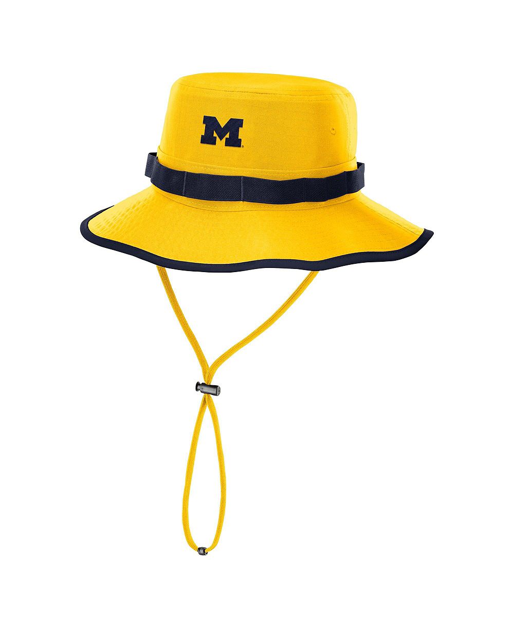 Мужская панама Jordan Gold Michigan Wolverines 2026 Sideline Apex Boonie