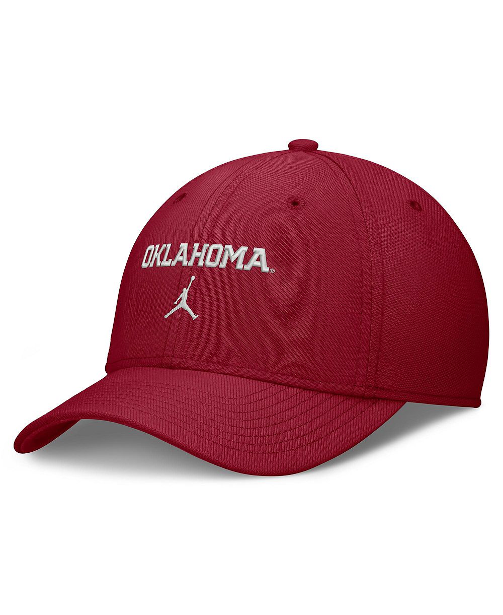 Мужская бейсballка Jordan Oklahoma Sooners Rise On-Field SwooshFlex Dri-FIT Flex