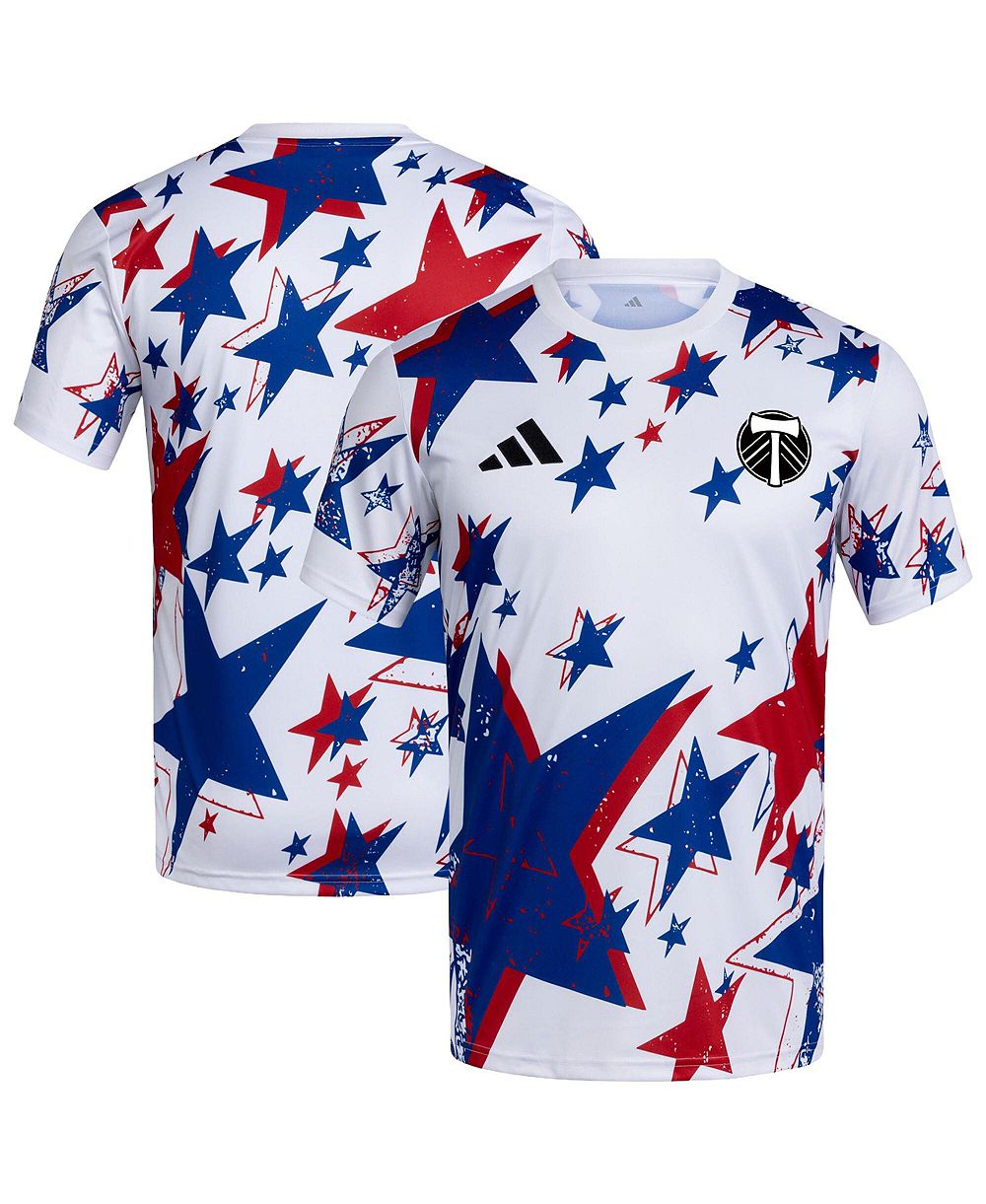 Adidas Men's White Portland Timbers 2026 Americana Pre-Match Jersey