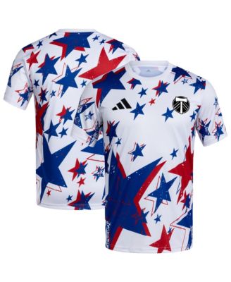 Adidas Men's White Portland Timbers 2026 Americana Pre-Match Jersey