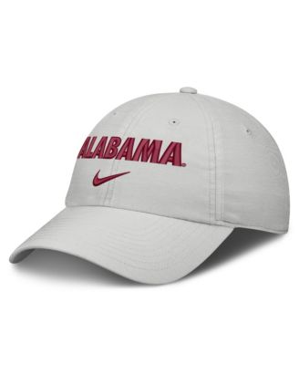 Мужская и женская серая кепка Nike Alabama Crimson Tide On-Field Gameday Adjustable Club