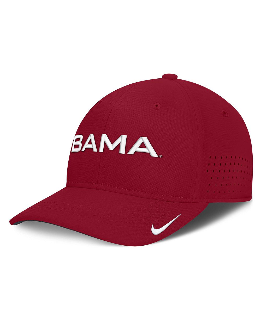 Мужская кепка Nike Crimson Alabama Crimson Tide Gameday Aerobill Swooshflex Dri-FIT