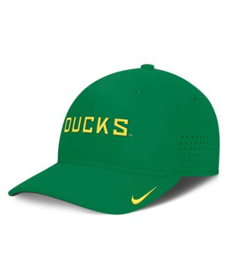 Nike Мужская зеленая кепка Oregon Ducks Gameday Aerobill Swooshflex Dri-FIT