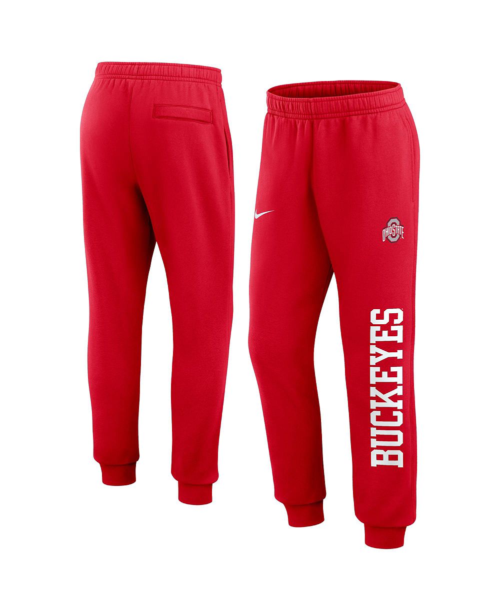 Nike Мужские джоггеры Ohio State Buckeyes Primetime Club Fleece, Scarlet