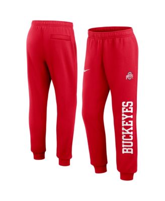 Nike Мужские джоггеры Ohio State Buckeyes Primetime Club Fleece, Scarlet