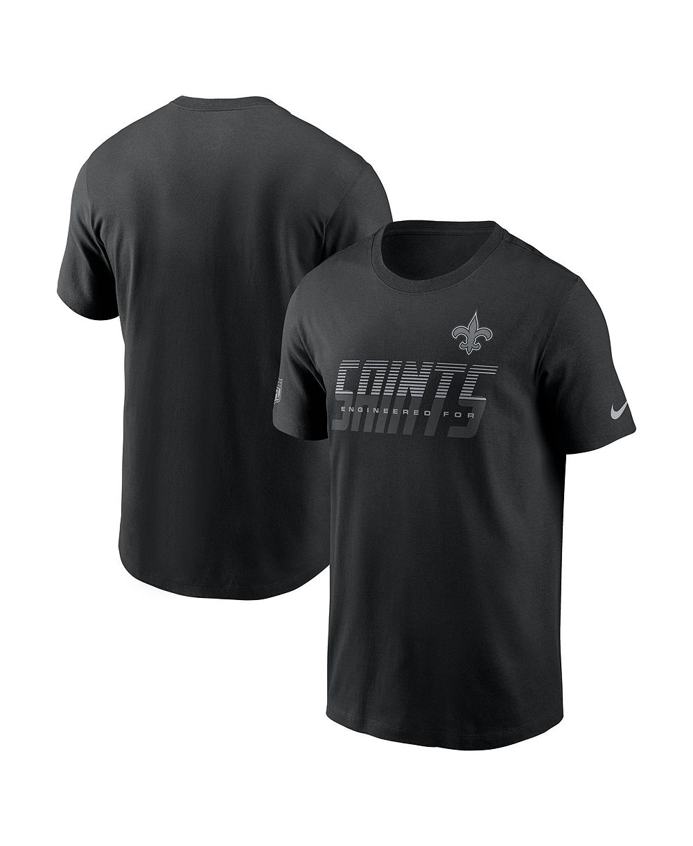 Nike Men's Black New Orleans Saints Sideline Dri-FIT T-Shirt