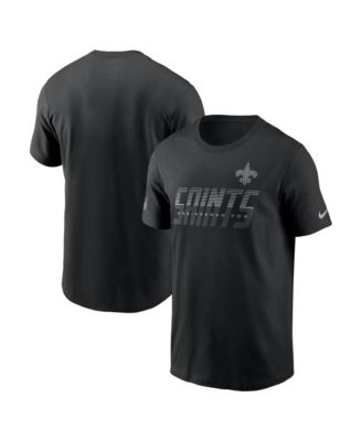 Nike Men's Black New Orleans Saints Sideline Dri-FIT T-Shirt