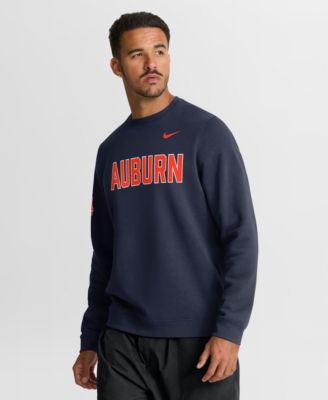 Мужская толстовка Nike Auburn Tigers 2026 Sideline Club темно-синяя