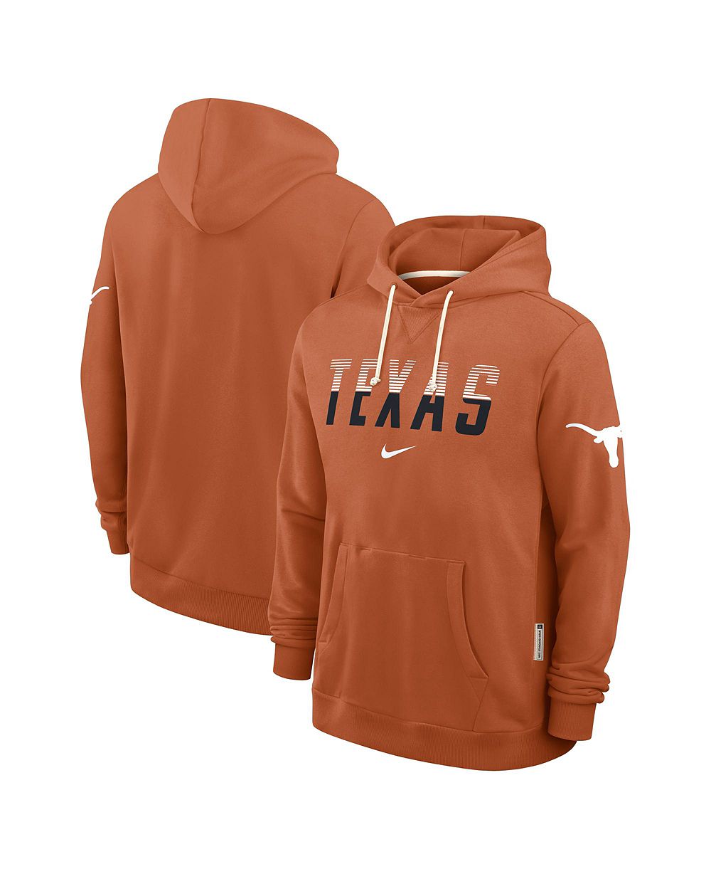 Мужское худи Nike Texas Longhorns 2026 Sideline Standard Issue Dri-FIT Orange