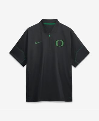 Nike Men's Black Oregon Ducks 2026 Sideline Short Sleeve Quarter-Zip Coach Jacket