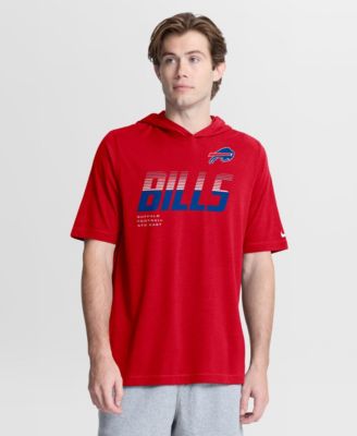 Nike Men's Red Buffalo Bills Tri-Blend Hooded T-Shirt
