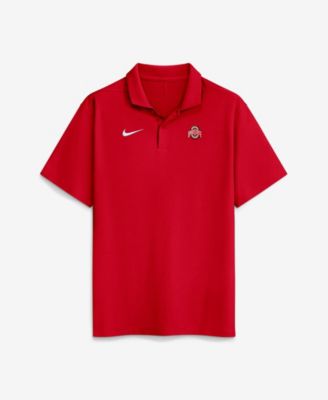 Nike Men's Scarlet Ohio State Buckeyes Primetime Victory Plus Dri-FIT Polo Shirt