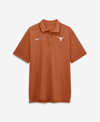 Nike Мужская оранжевая футболка Nike Texas Longhorns 2026 Sideline Tour Dri-FIT Polo