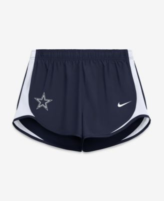 Женские шорты Nike Navy Dallas Cowboys Tempo Mid-Rise Dri-FIT