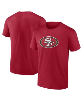 Logo Athletic Men's Scarlet San Francisco 49ers Primary Logo T-Shirt