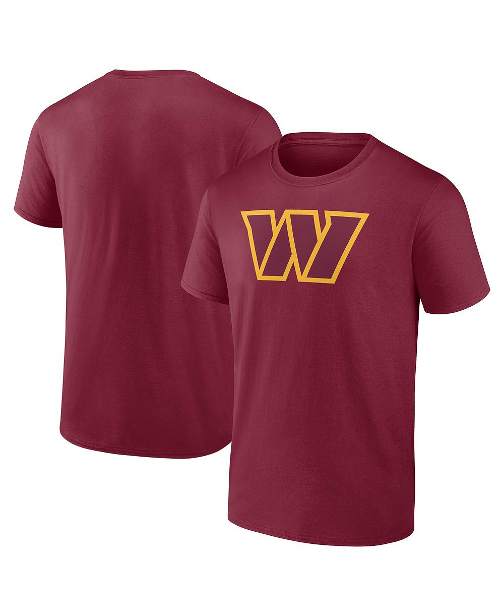 Мужская футболка Logo Athletic Washington Commanders Primary Logo, Burgundy