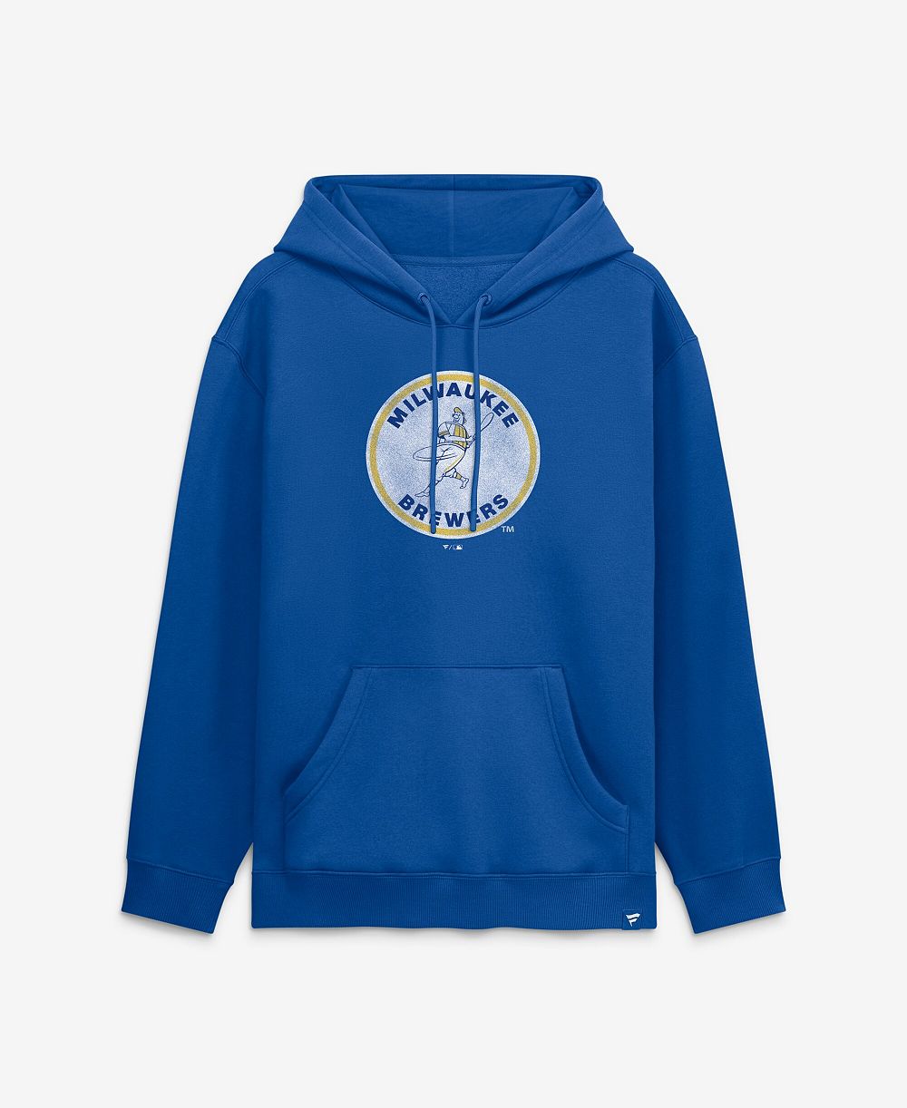 Fanatics Мужское худи Milwaukee Brewers Legacy Royal