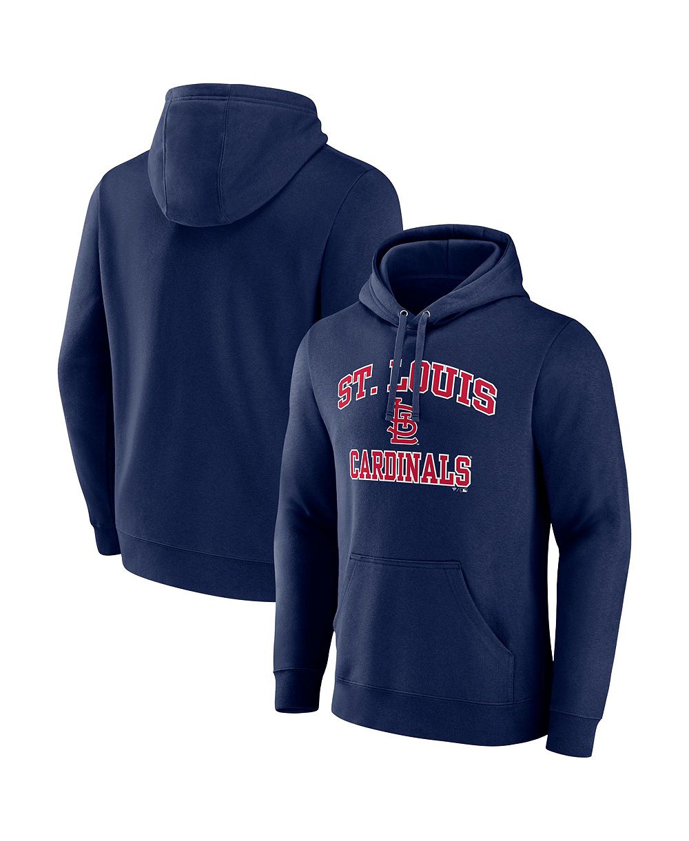 Logo Athletic Men's Navy St. Louis Cardinals Heart & Soul Hoodie