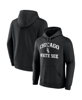 Logo Athletic Men's Black Chicago White Sox Heart & Soul Hoodie