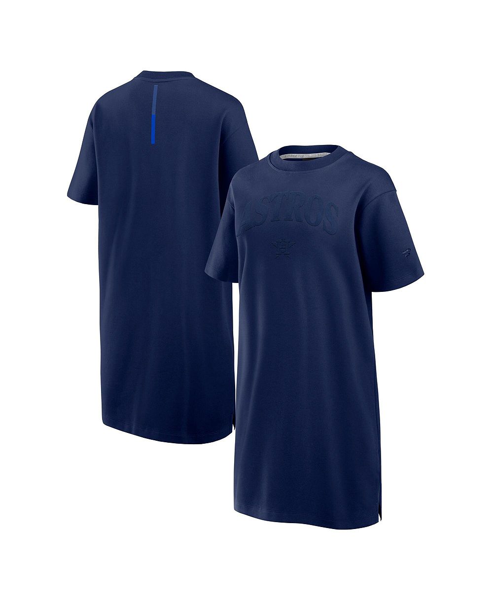 Женское хлопковое платье Fanatics Navy Houston Astros Elements