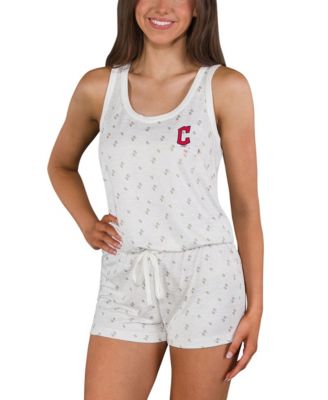 Женский трикотажный ромпер Concepts Sport Cream Cleveland Guardians Gardner Hacci