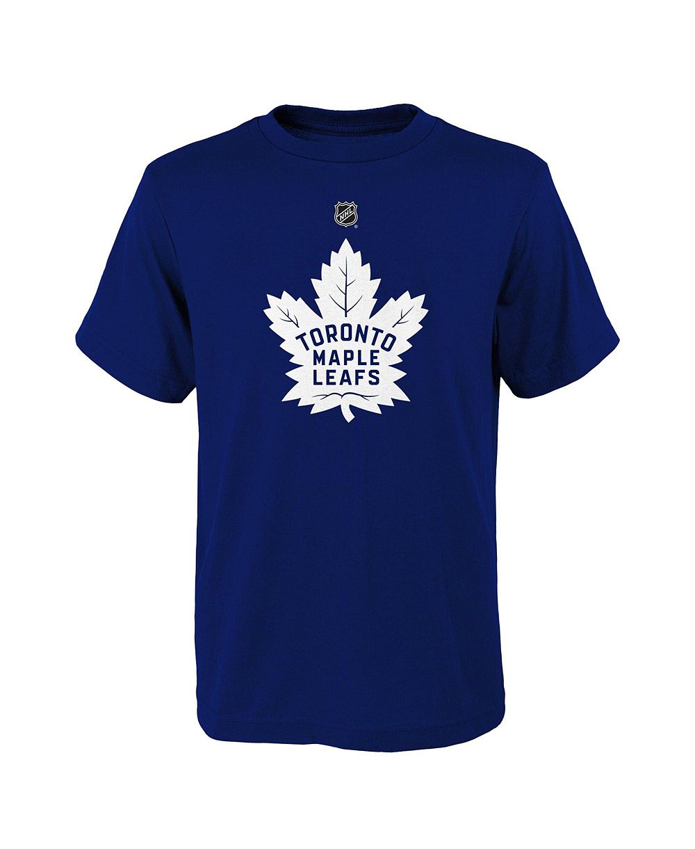 Детская футболка Outerstuff Blue Toronto Maple Leaf's Primary Logo