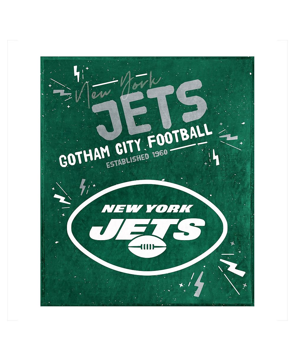 Плед Logo Brands New York Jets 60" x 70" Plush Throw
