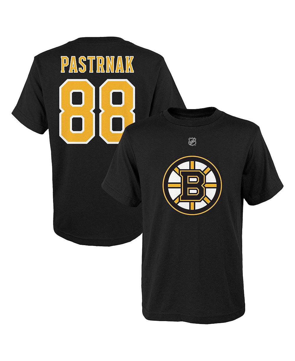 Outerstuff Детская футболка David Pastrnak Black Boston Bruins