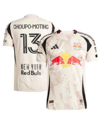 Adidas Men's Eric Maxim Choupo-Moting Tan New York Red Bulls 2025 Stone Kit Authentic Player Jersey