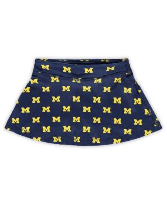 ZooZatz Детская теннисная юбка-шорты Michigan Wolverines, темно-синяя