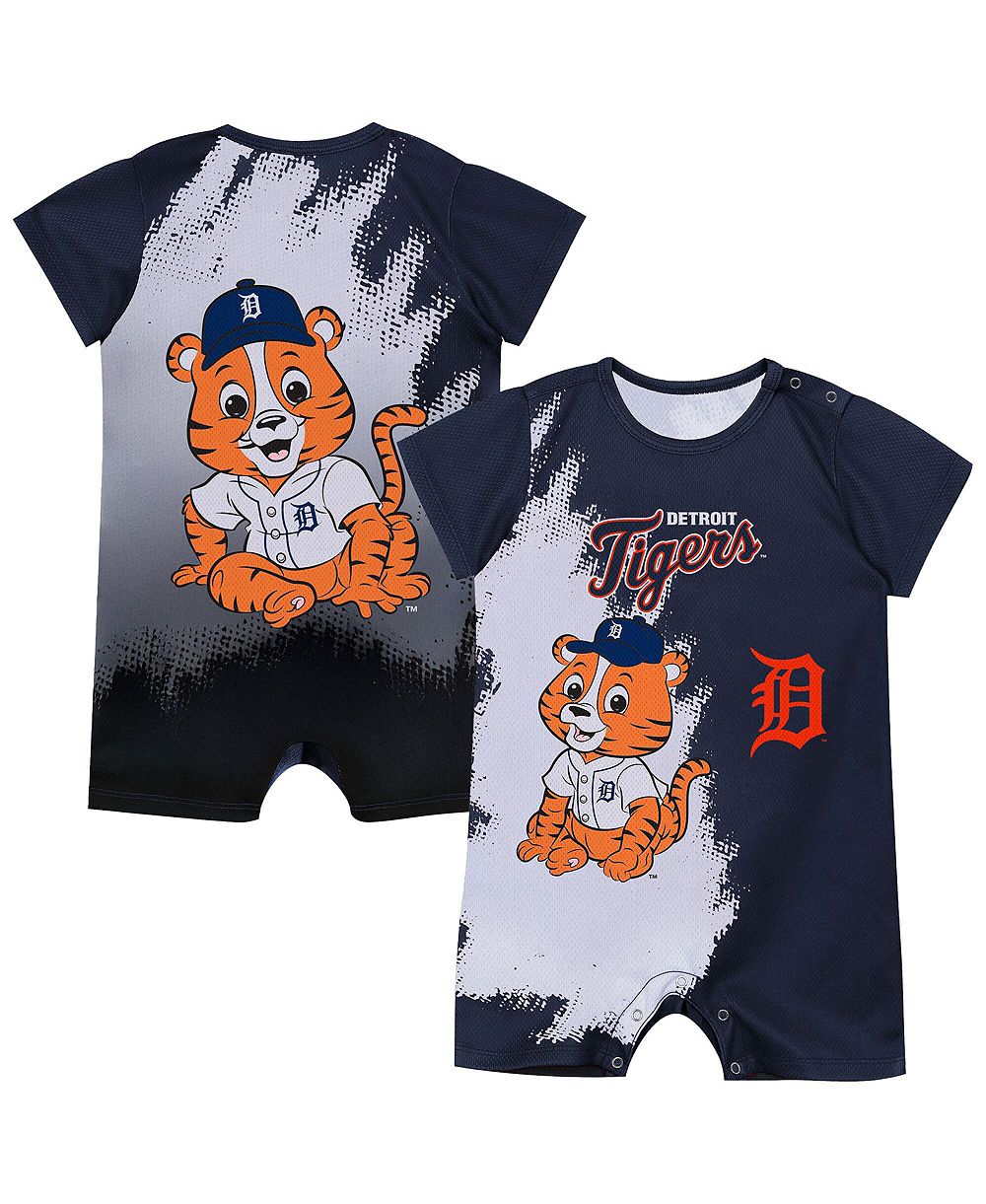 Боди Outerstuff для малышей (мальчиков и девочек), темно-синий Detroit Tigers Baby Mascot