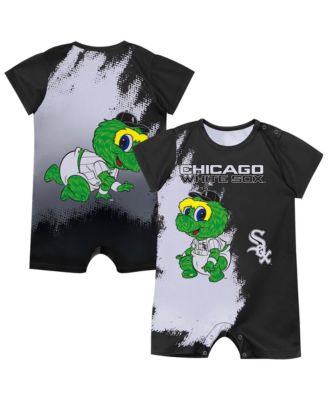 Outerstuff Baby Boys and Girls Black Chicago White Sox Baby Mascot Bodysuit