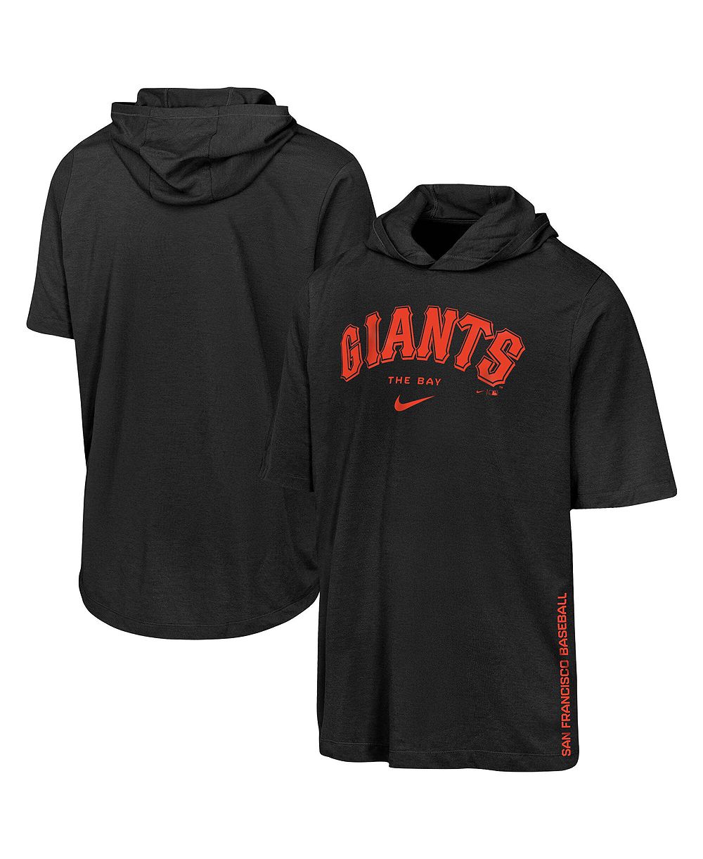 Nike Футболка с капюшоном Dri-FIT для мальчиков и девочек Black San Francisco Giants