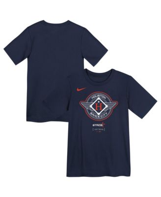 Детская футболка Nike Navy Houston Astros City Connect Logo