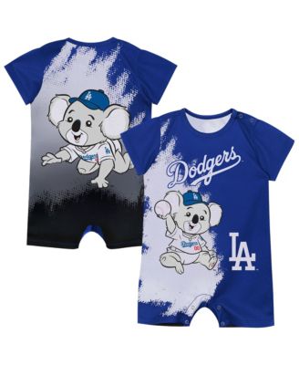 Outerstuff Baby Boys and Girls Blue Los Angeles Dodgers Baby Mascot Bodysuit