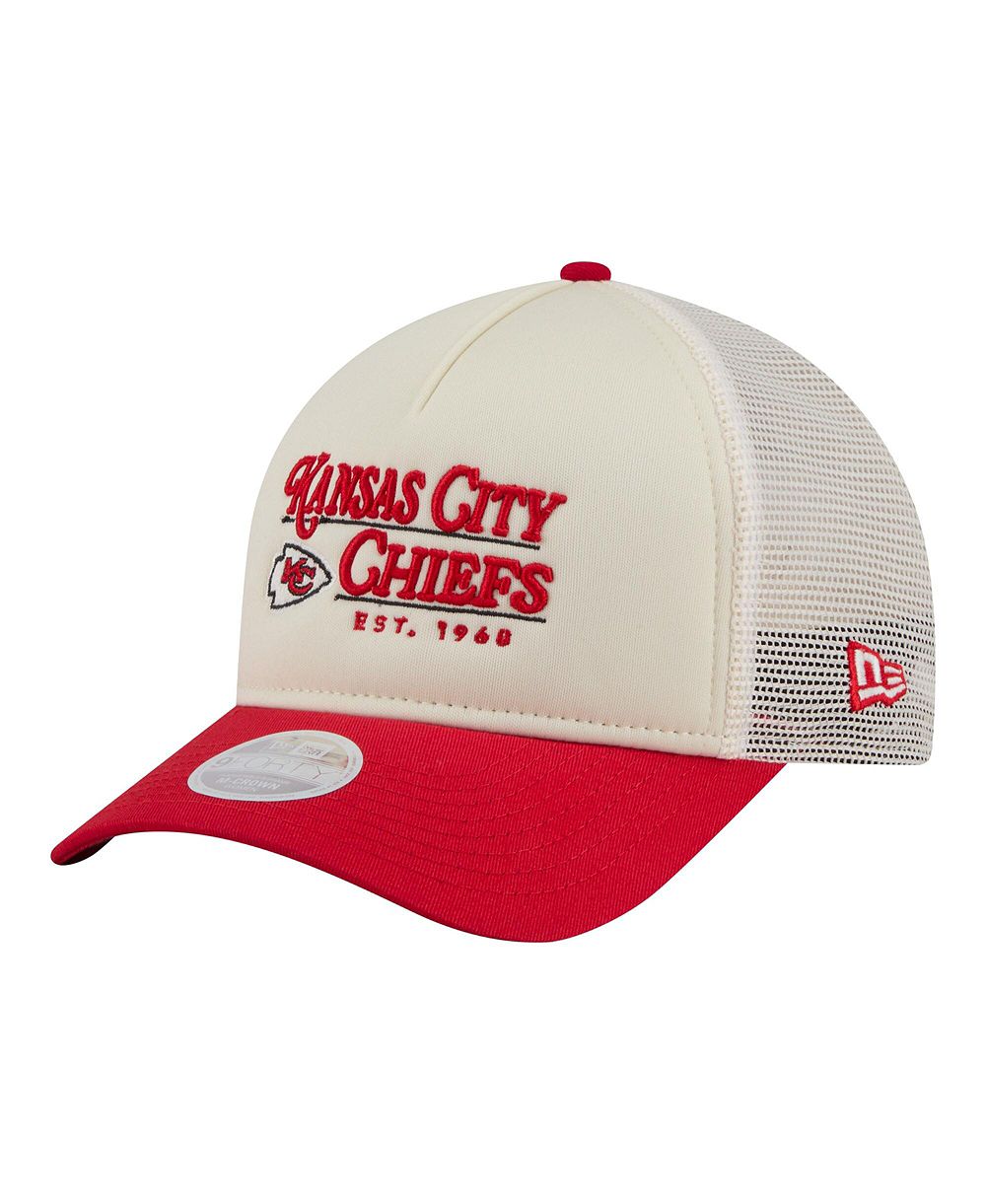 Женская кепка New Era Kansas City Chiefs Retro A-Frame 9FORTY