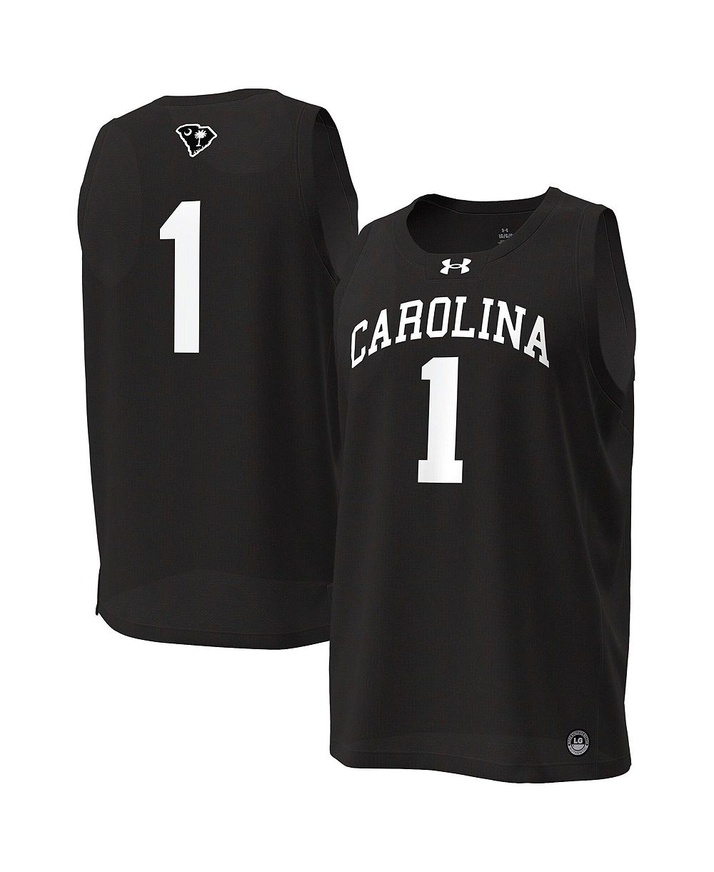 Джерси баскетбольная Under Armour Men's Black South Carolina Gamecocks 1 Replica