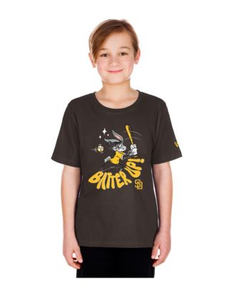 New Era Big Boys and Girls Brown San Diego Padres Looney Tunes T-Shirt