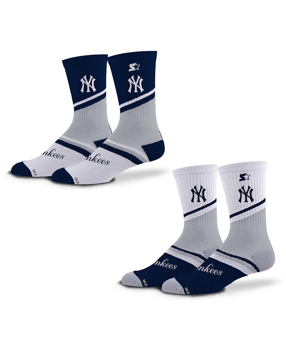Набор носков Starter New York Yankees Old School Crew Navy/Gray