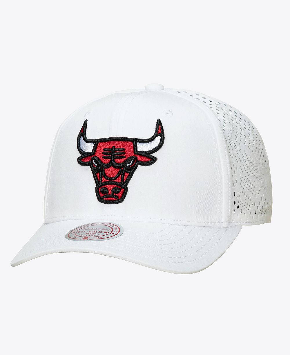 Мужская кепка Mitchell & Ness White Chicago Bulls Perfect Lightweight Pro Crown Snapback