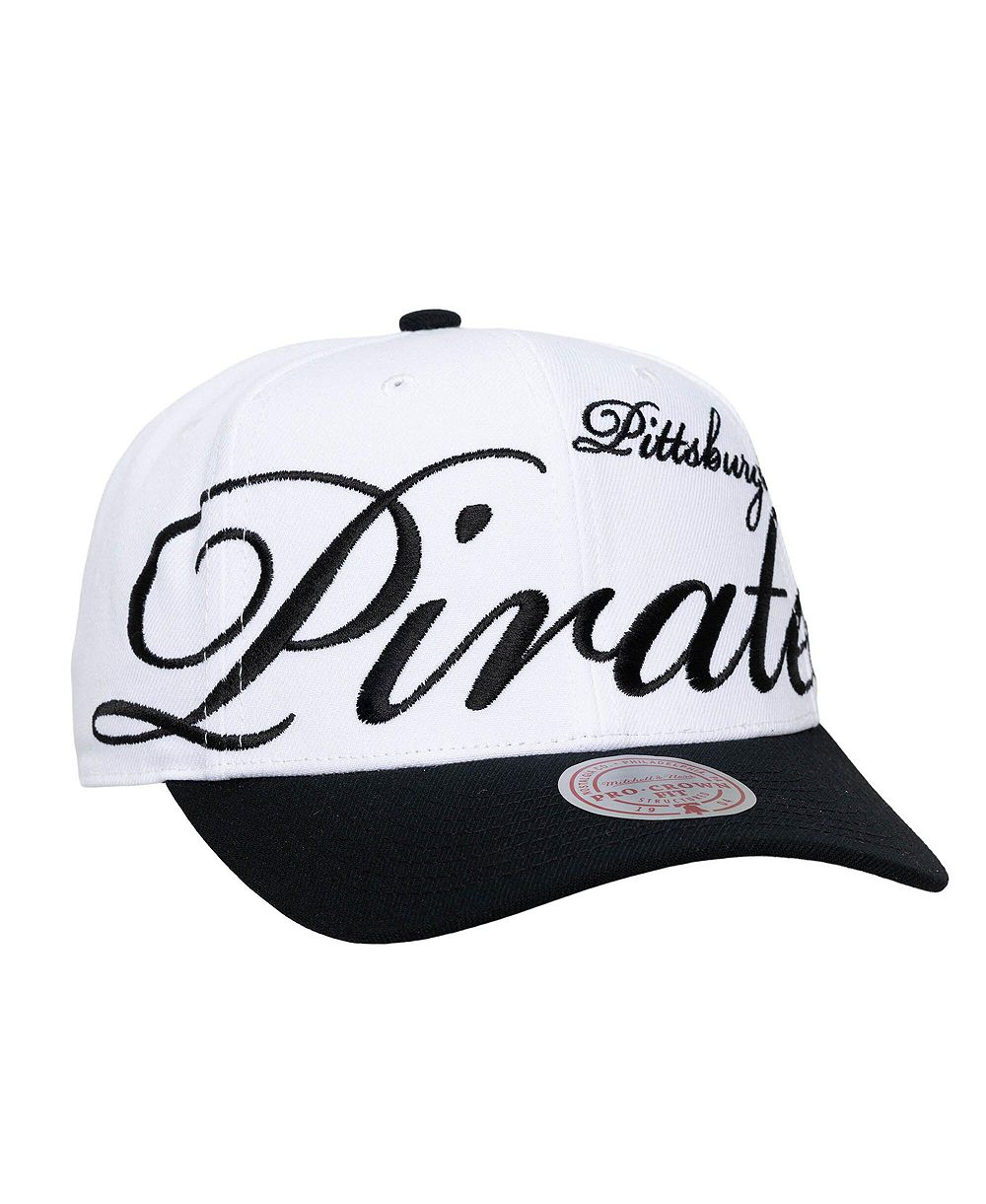 Mitchell & Ness Мужская и Женская регулируемая кепка Pittsburgh Pirates XL Script Pro Crown