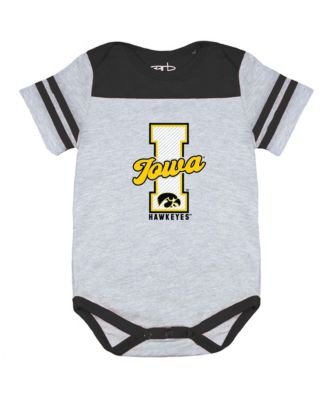 Garb Baby Boys and Girls Black Iowa Hawkeyes Thomas Bodysuit