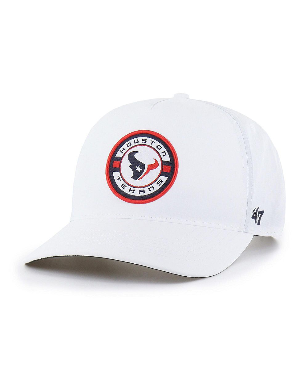 Мужская белая кепка '47 Brand Houston Texans Strand Adjustable Hitch